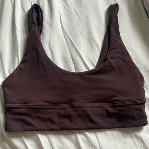 Lululemon Align sports bra size 10 — espresso brown